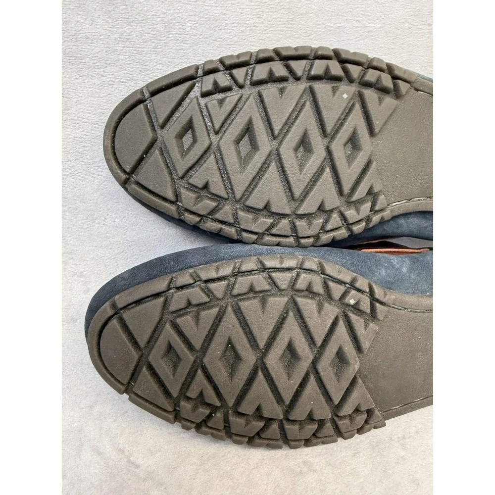 Hush Puppies Shoes Mens Size 10M‎ Leather Moc Toe Casual Lace Up Loafers